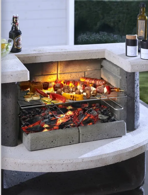 Barbecue Grillbar Buschbeck Kingston 110 x 65 x 101 cm surface de cuisson 54 x 34 cm