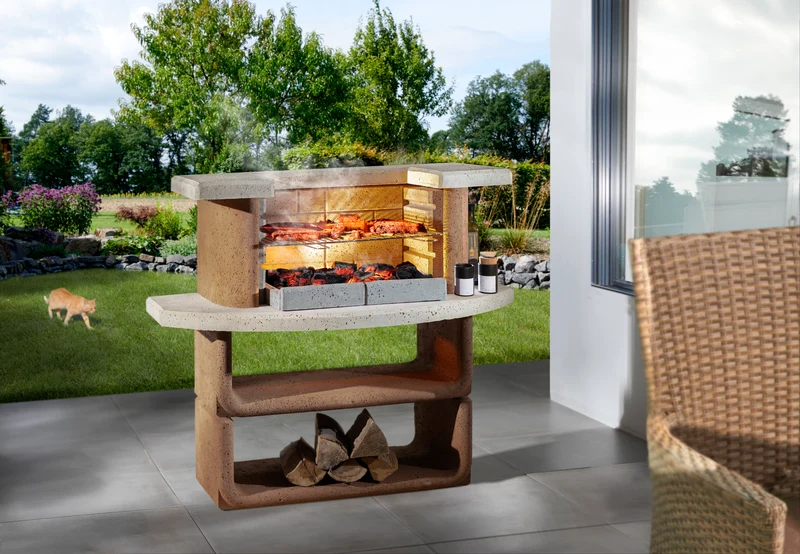 Barbecue Grillbar Buschbeck Montana 110 x 65 x 101 cm surface de cuisson 54 x 34 cm