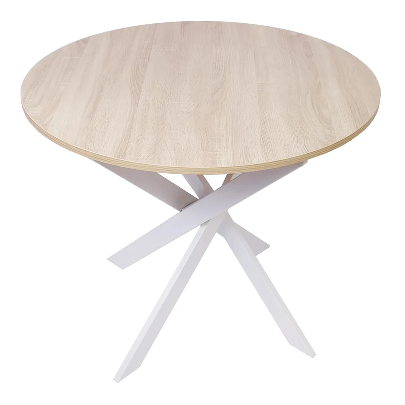 Table à manger ronde fixe ZEN Chene