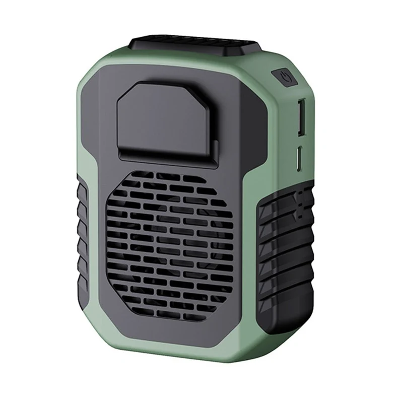Clip de taille ventilateur mains libres collier portable ceinture de ventilateur ventilateur banque d'alimentation d'urgence pour les sports voyage camping climatiseur portable