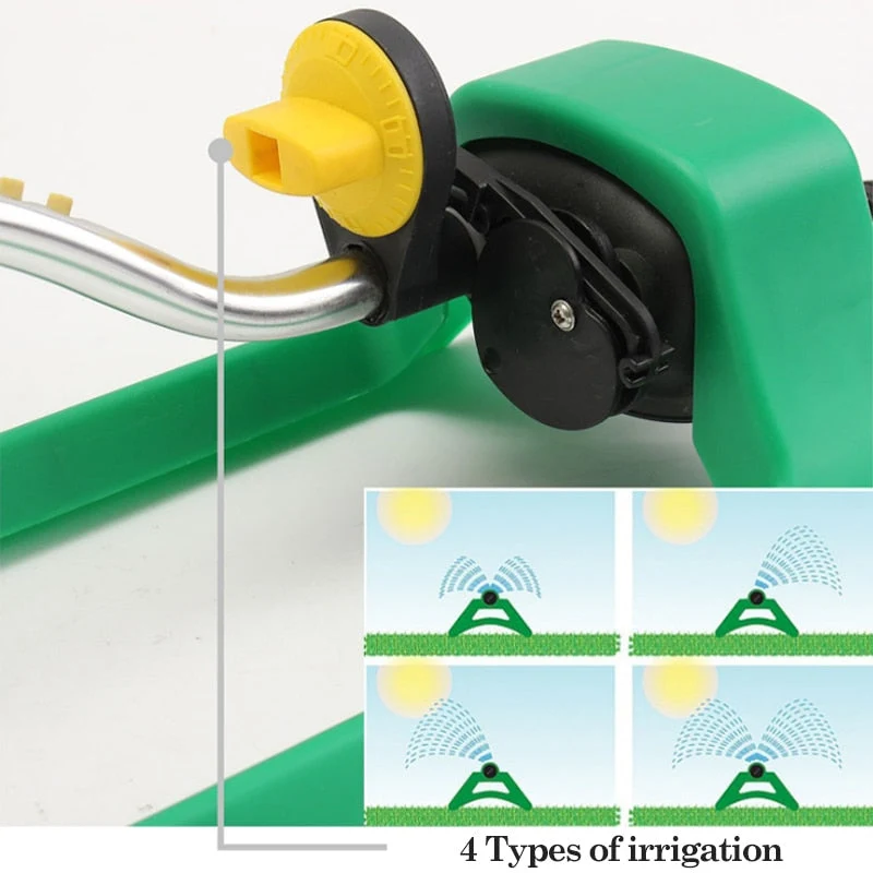 Pulvérisateur d'arrosage de jardin à balançoire automatique arrosage système d'irrigation 18 buses arrosage d'eau pulvérisation arrosage pelouse