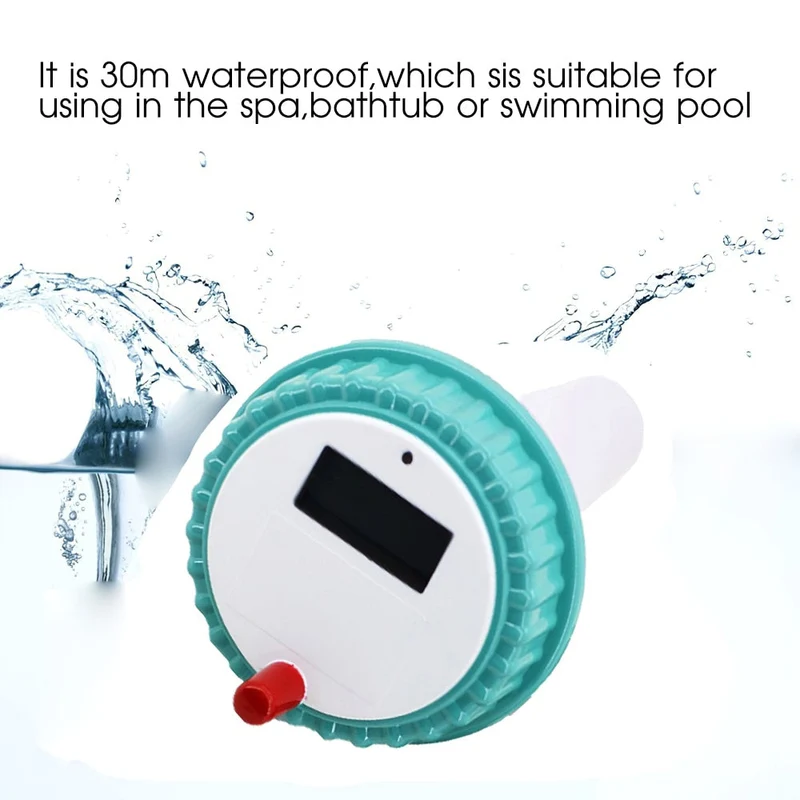 Thermomètre de piscine thermomètre numérique flottant sans fil mesure de température étanche pour aquariums étang à poissons Spa