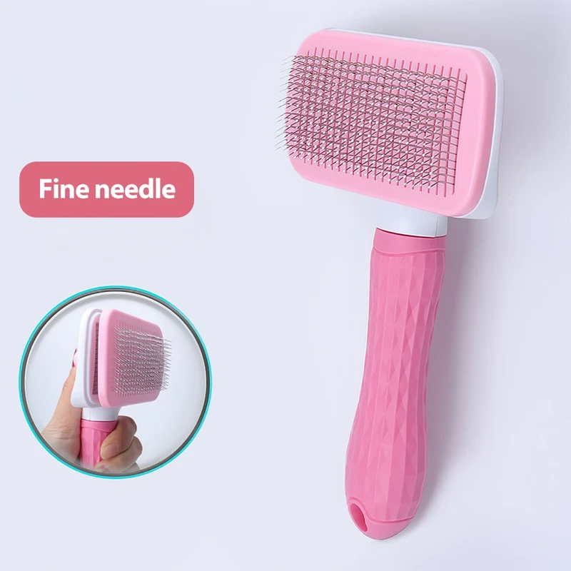Peigne pour chat brosse pour chien épilateur pour animaux de compagnie pour animaux de compagnie enlève le sous-poil cheveux emmêlés toilettage chiens accessoires fournitures de nettoyage outils pour cheveux