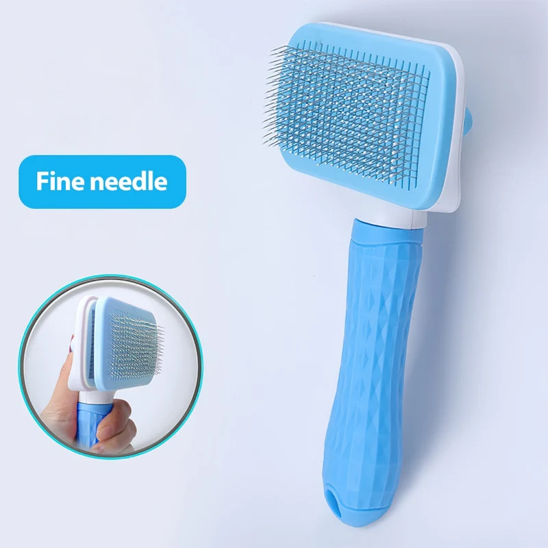 Peigne pour chat brosse pour chien épilateur pour animaux de compagnie pour animaux de compagnie enlève le sous-poil cheveux emmêlés toilettage chiens accessoires fournitures de nettoyage outils pour cheveux