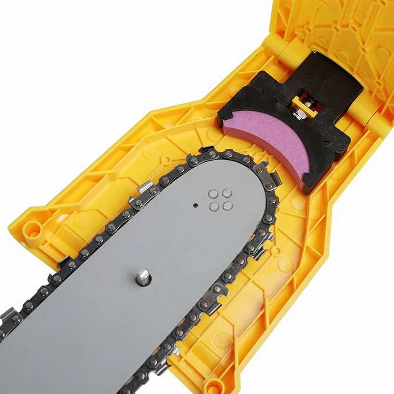 Affûteuse de dents de tronçonneuse scie à chaîne outil d'affûtage de chaîne scie Portable affûteuse de dents meulage outils de travail du bois