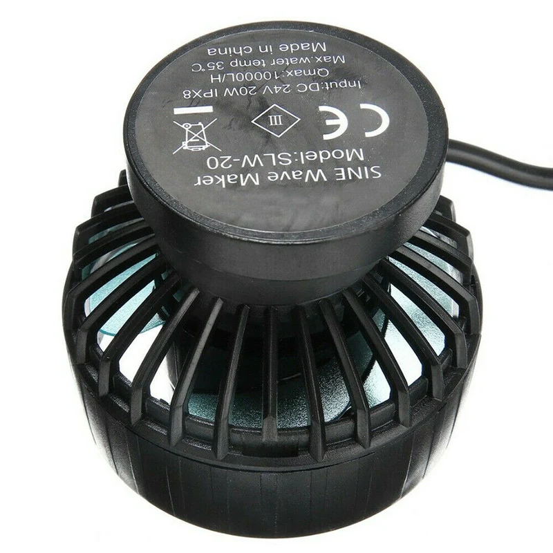 Liquidation Jebao SLW-10 SLW-20 Marine Aquarium Sine Wave Maker 10W 20W 30W Pompe à onde sinusoïdale Wavemaker Fish Tank Pompe à eau