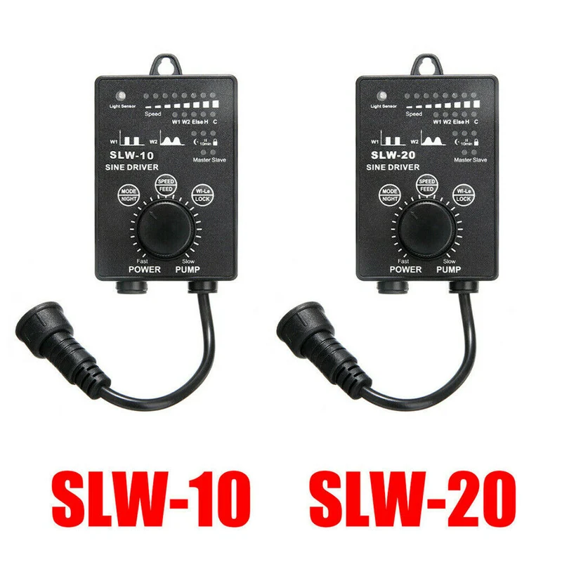 Liquidation Jebao SLW-10 SLW-20 Marine Aquarium Sine Wave Maker 10W 20W 30W Pompe à onde sinusoïdale Wavemaker Fish Tank Pompe à eau