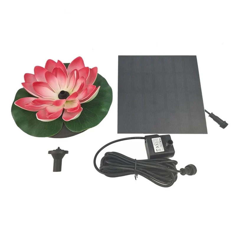 Fontaine solaire pompe à eau solaire avec panneau solaire 7V 2.5W décoration de jardin bain d'oiseau piscine étang Aquarium fontaine d'eau flottante