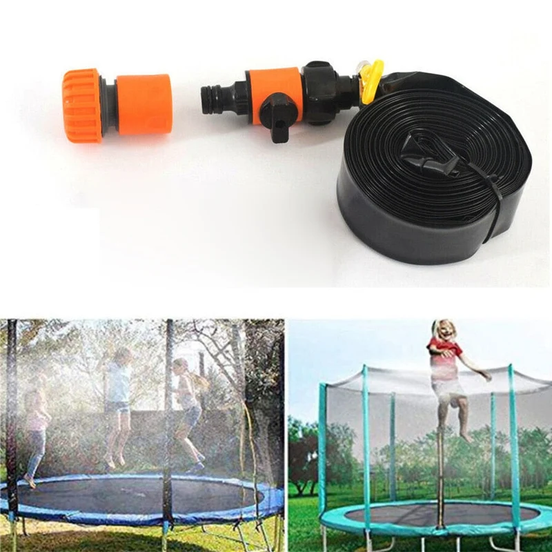 Trampoline arroseur 8/12/15M tuyau parc aquatique amusant été arroseur d'eau jardin extérieur jeux d'eau jouets pulvérisateur pulvérisateur de jardin