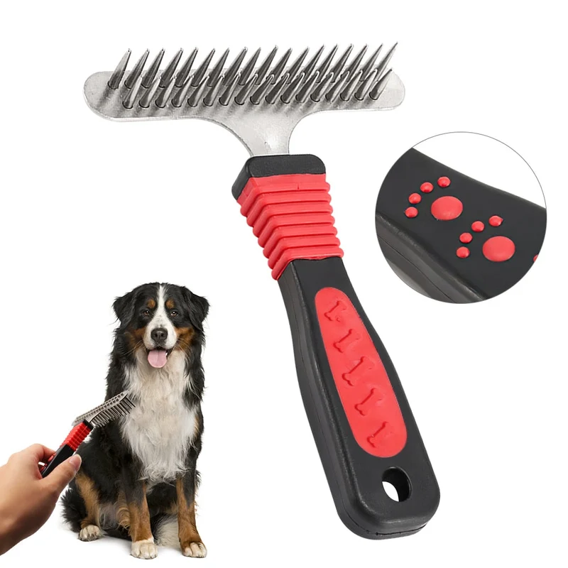 Peigne de toilettage pour animaux de compagnie chat chien fournitures épilation peigne brosse aiguille brosse à cheveux pour animaux de compagnie fourrure démêlage démêlage brosse outil de toilettage
