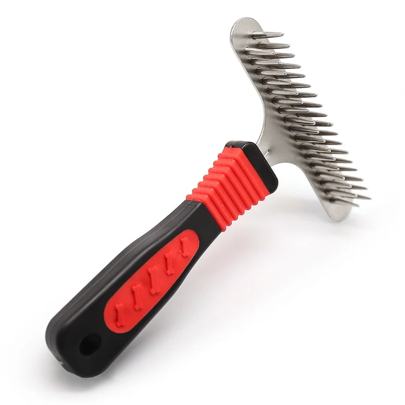 Peigne de toilettage pour animaux de compagnie chat chien fournitures épilation peigne brosse aiguille brosse à cheveux pour animaux de compagnie fourrure démêlage démêlage brosse outil de toilettage