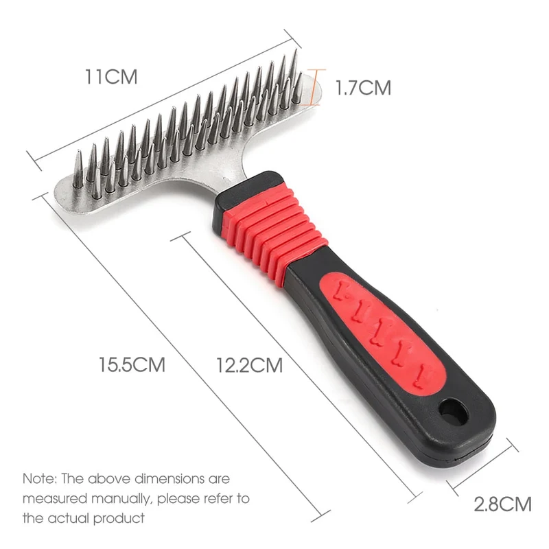 Peigne de toilettage pour animaux de compagnie chat chien fournitures épilation peigne brosse aiguille brosse à cheveux pour animaux de compagnie fourrure démêlage démêlage brosse outil de toilettage