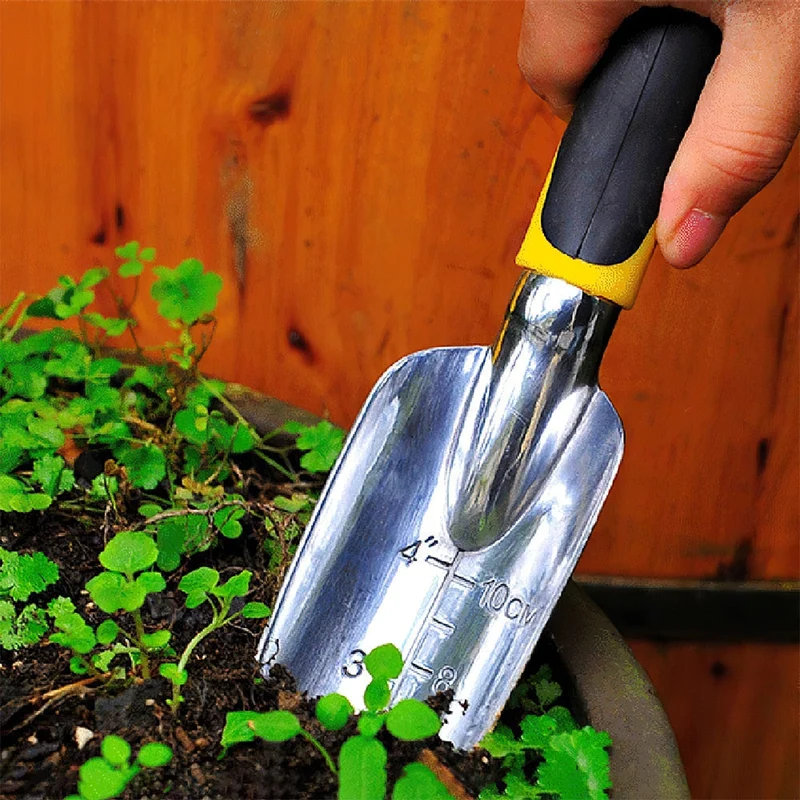 3 pièces/5 pièces outils de jardin en alliage d'aluminium pelle râteau truelle cultivateur pelouse terres agricoles jardinage bonsaï outils trousse d'outils à main