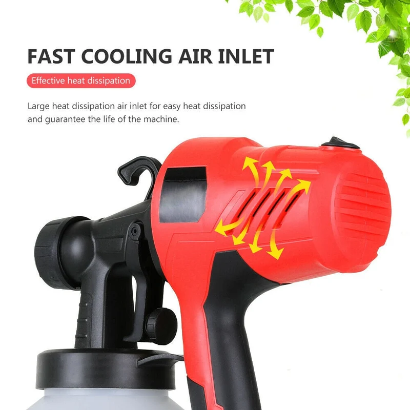 400W pistolet électrique 800ml pulvérisateur de peinture à main outils électriques Machine de pulvérisation de peinture pour peinture meubles en bois mur voiture
