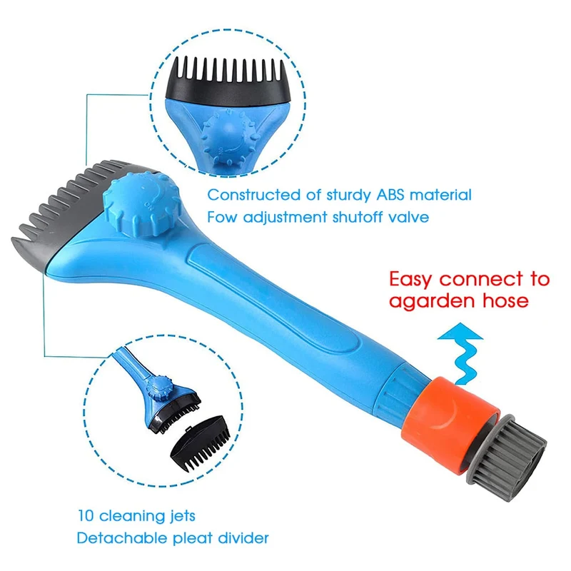 Cartouche filtre nettoyant baguette d'eau Spa bain à remous brosse filtre peigne Super nettoyant pour piscine baignoire Spa eau maison propre