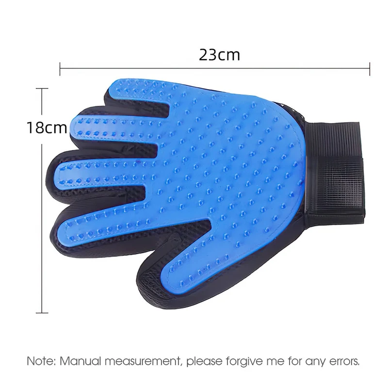 Chien chat toilettage gant brosse pour animaux de compagnie peigne démêlage épilateur gants en caoutchouc peignes de nettoyage gants de Massage toilettage et soins