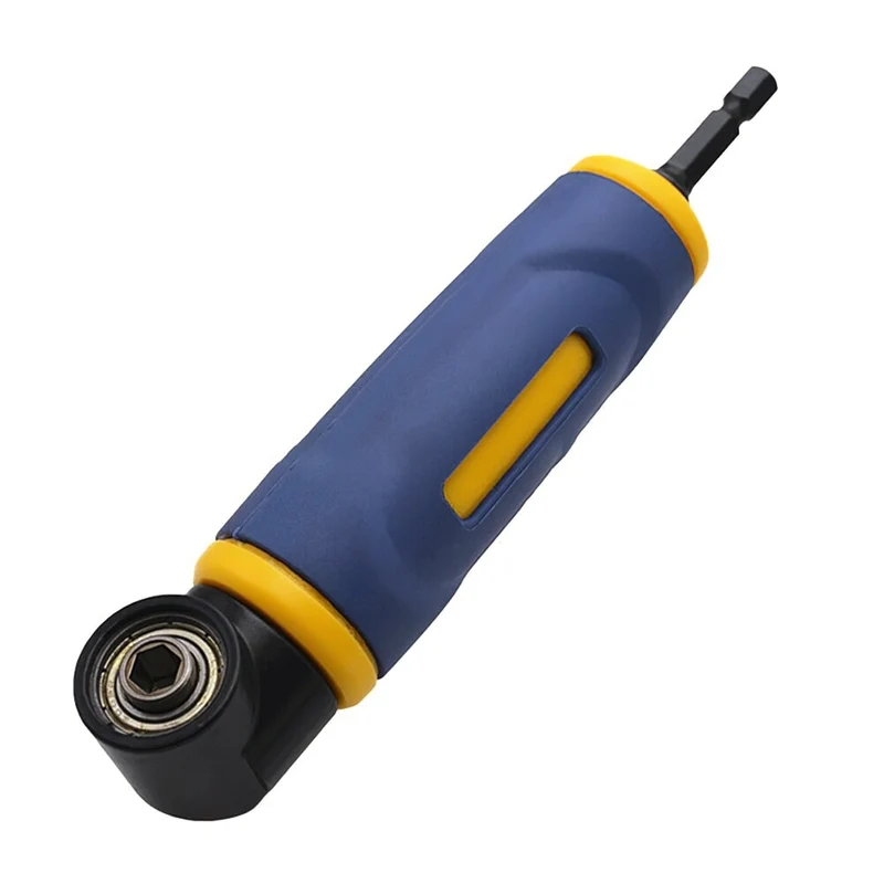 Jeu de tournevis à angle droit adaptateur de support de douille adaptateur de douille de perceuse extension 1/4 pouces douille hexagonale tournevis outils à main