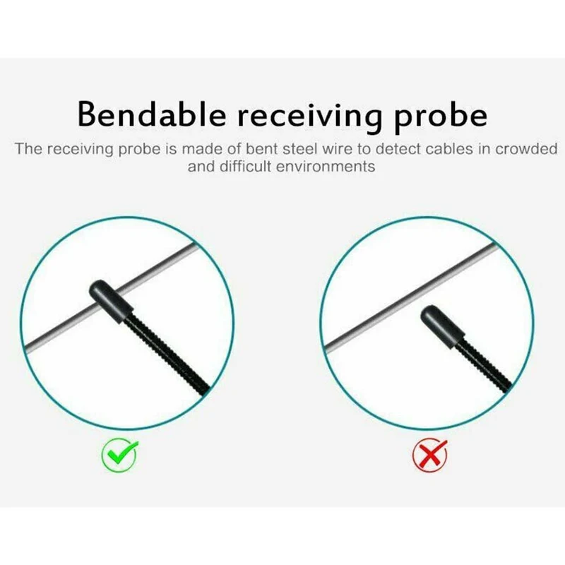 Outil de Diagnostic numérique de Scanner de Circuit de voiture de traqueur de câble Pro testeur de fil de sonde Flexible de 7 pouces pour le camion de SUV automobile de bateau