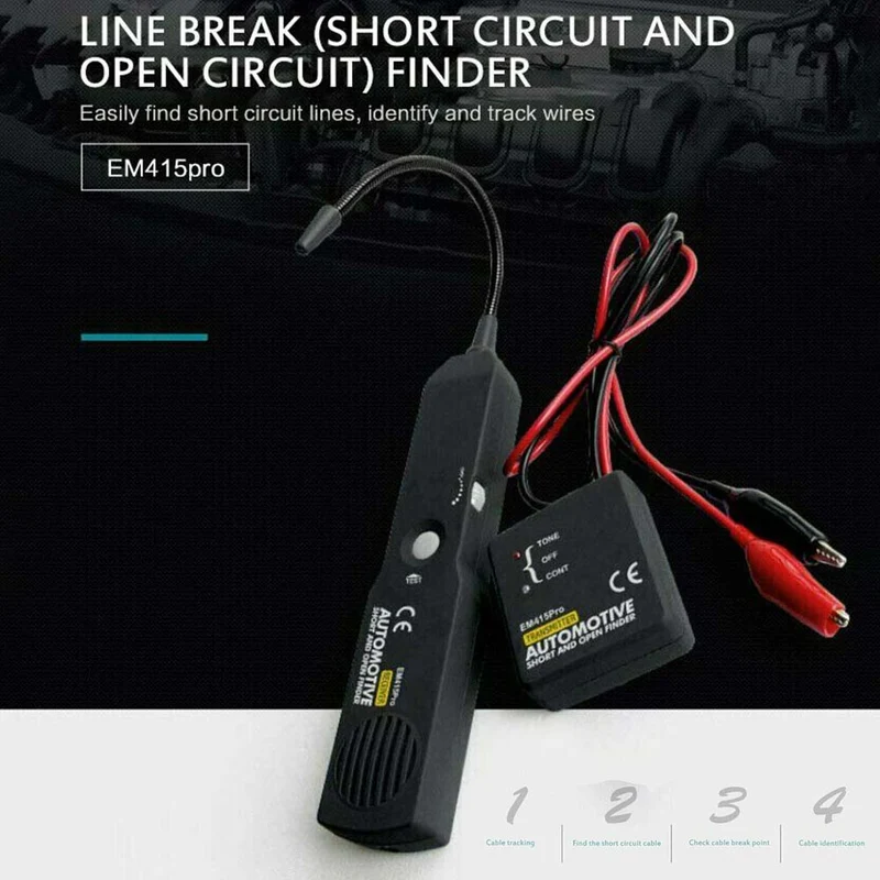Outil de Diagnostic numérique de Scanner de Circuit de voiture de traqueur de câble Pro testeur de fil de sonde Flexible de 7 pouces pour le camion de SUV automobile de bateau