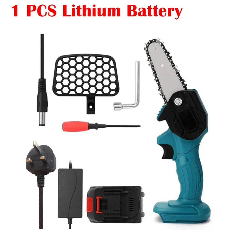 24V 4 pouces Mini scies à chaîne outils électriques sans fil tronçonneuse électrique coupe-bois outil de travail du bois élagage jardin arbre coupe