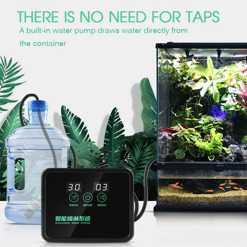 Système de pulvérisation Intelligent minuterie de brume automatique Kit d'irrigation d'arrosage serres de jardin maison contrôle d'arrosage de forêt tropicale