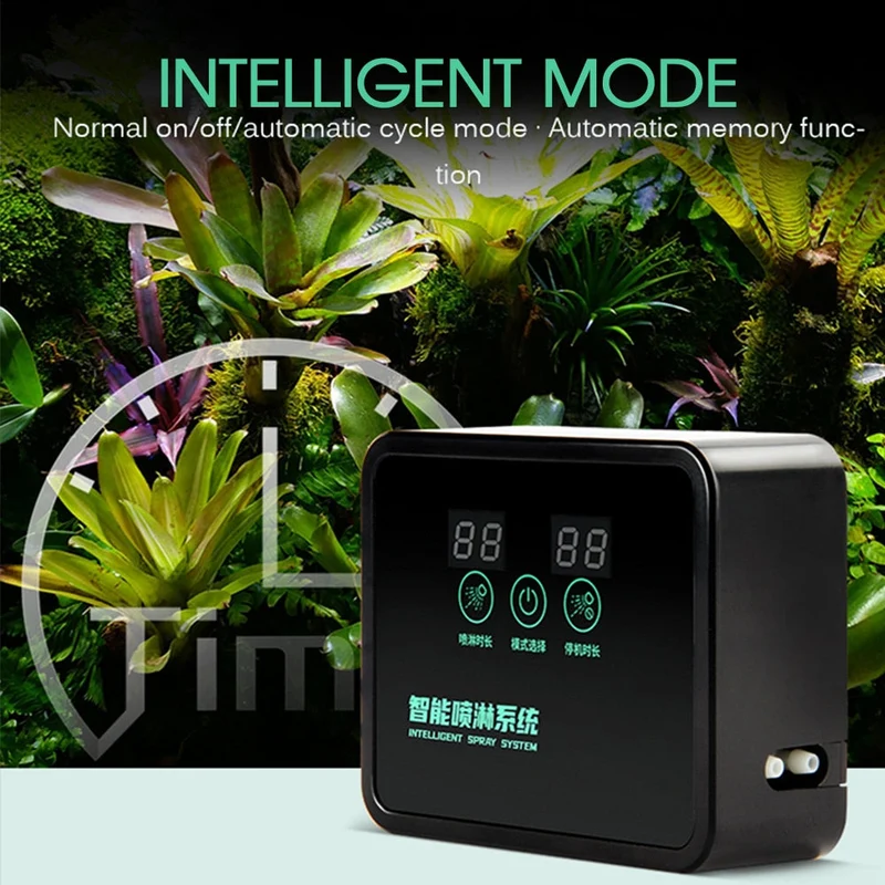 Système de pulvérisation Intelligent minuterie de brume automatique Kit d'irrigation d'arrosage serres de jardin maison contrôle d'arrosage de forêt tropicale