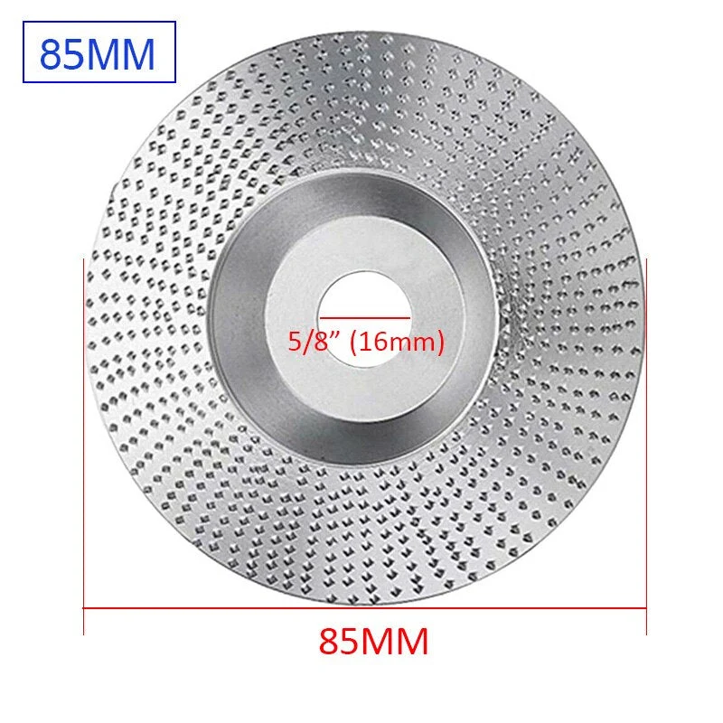 16mm 5/8 pouces alésage extrême façonnage disque bois meule disque rotatif ponçage sculpture outil disque abrasif outils pour meuleuse d'angle
