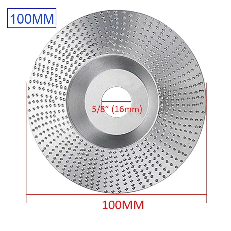 16mm 5/8 pouces alésage extrême façonnage disque bois meule disque rotatif ponçage sculpture outil disque abrasif outils pour meuleuse d'angle