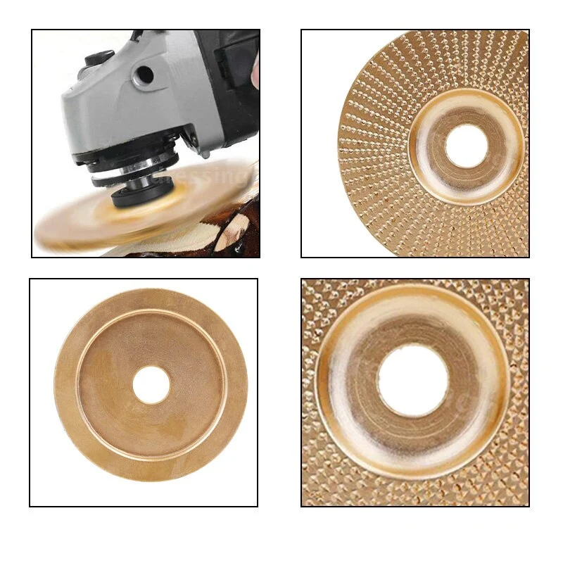 16mm 5/8 pouces alésage extrême façonnage disque bois meule disque rotatif ponçage sculpture outil disque abrasif outils pour meuleuse d'angle