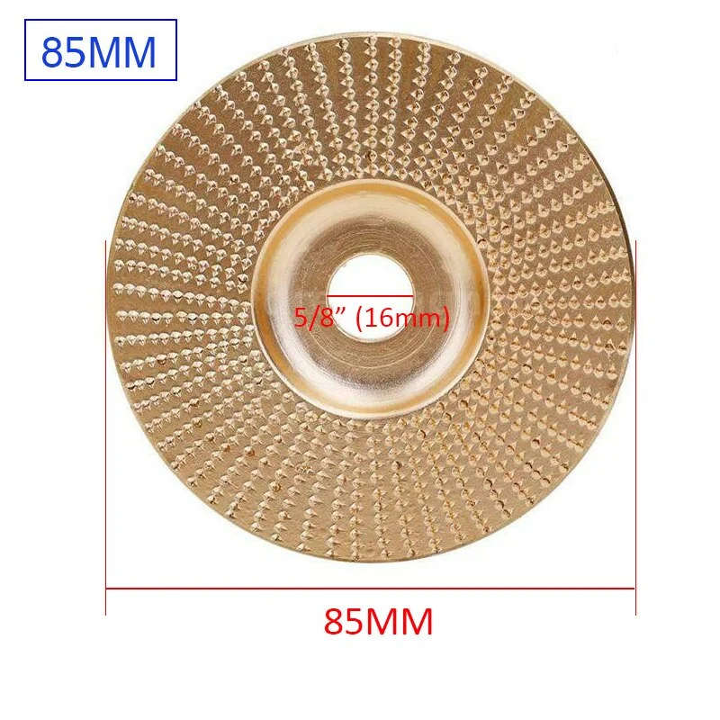 16mm 5/8 pouces alésage extrême façonnage disque bois meule disque rotatif ponçage sculpture outil disque abrasif outils pour meuleuse d'angle