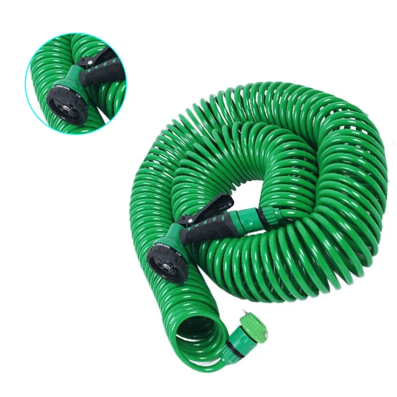 Pistolet à eau de jardin à 7 modèles avec buse de tuyau d'arrosage de 15M Tuyau de pulvérisateur d'eau Laveuse à pression Outils d'arrosage