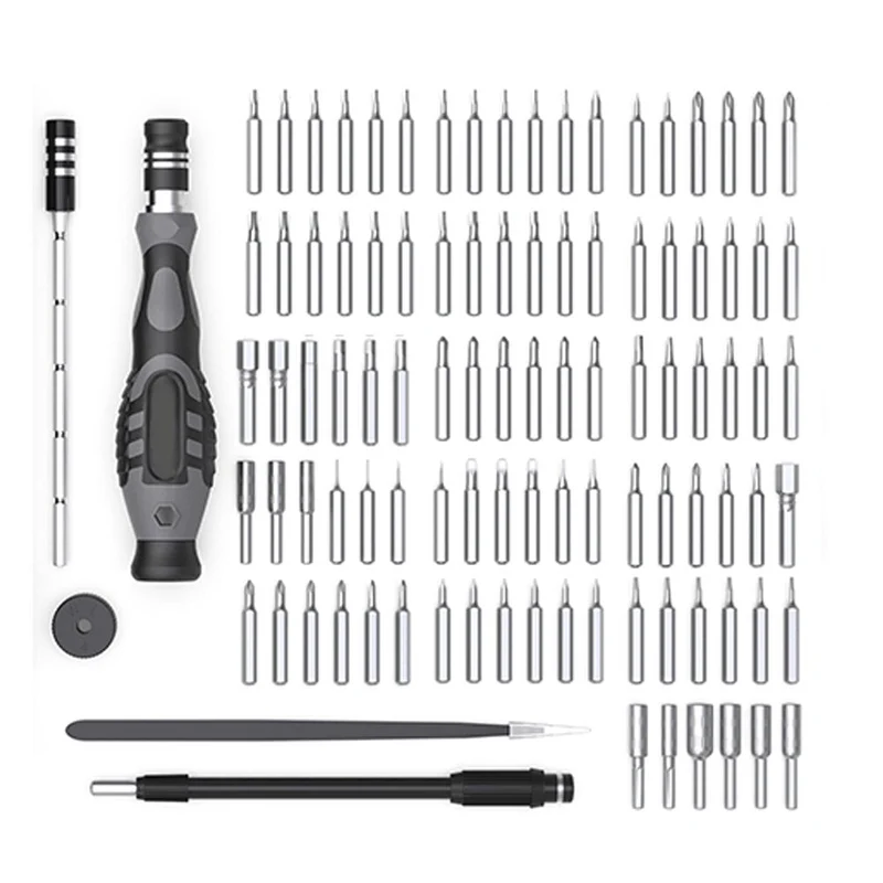 Jeu de tournevis 93 pièces embouts de tournevis magnétiques de précision 9 pièces douille 130mm barre d'extension outils à main bricolage outils à main démontables