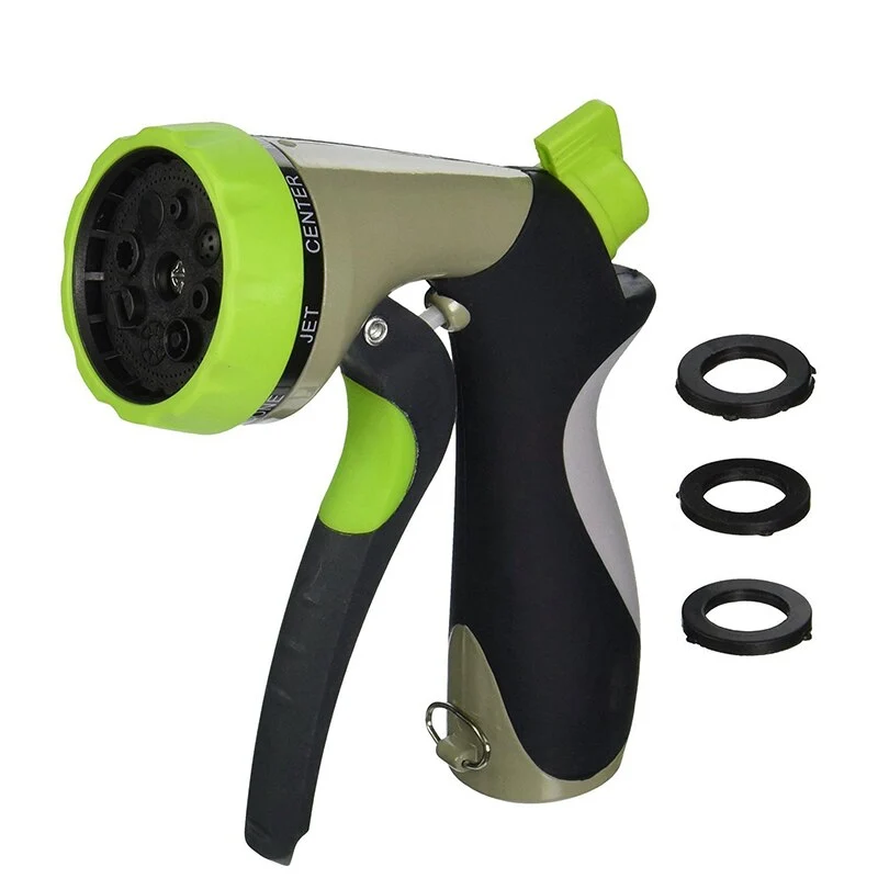 Pistolet à eau de jardin à 8 modèles, buse à haute pression, pulvérisation d'eau, outils et équipement de jardinage, arrosage de pelouse, livraison directe