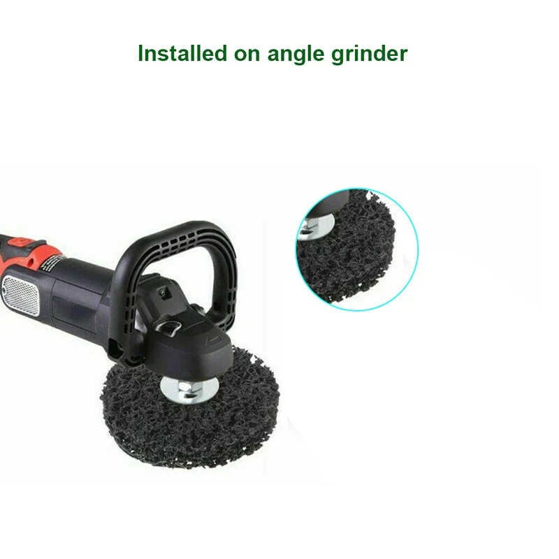 5 pièces 115mm disque de meulage roue Poly bande disque roue abrasive peinture antirouille propre meules pour meuleuse d'angle