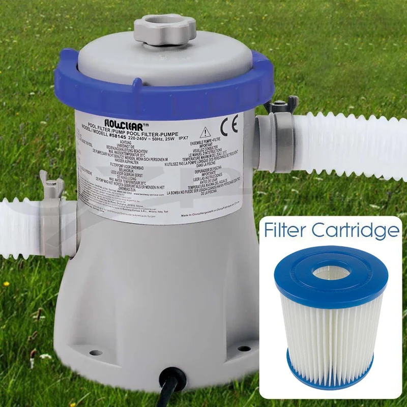 Remplacement de cartouche de filtre de piscine 2/4/8 pièces pour pompes de filtre Bestway 300/330 Kit de remplacement de pompe de cartouche de filtre à eau