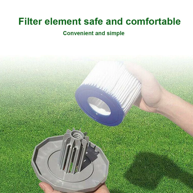 Remplacement de cartouche de filtre de piscine 2/4/8 pièces pour pompes de filtre Bestway 300/330 Kit de remplacement de pompe de cartouche de filtre à eau