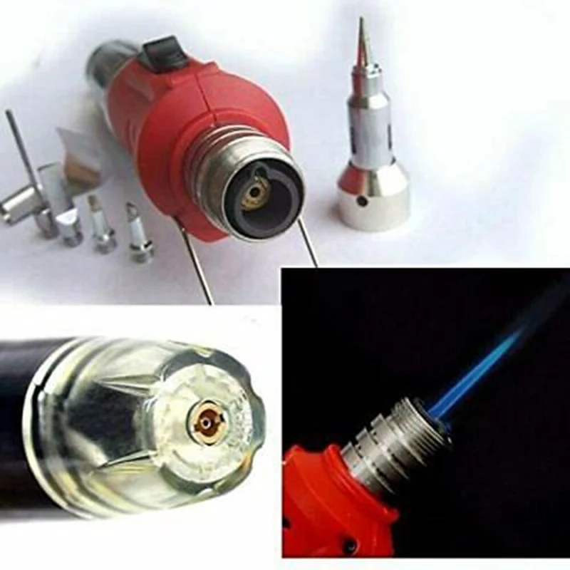 Kit de fer à souder au gaz butane sans fil allumage automatique torche de soudage pistolet stylo à souder outil de soufflage de gaz équipement de soudage portable