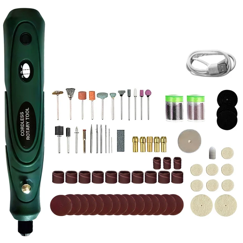 Meuleuse sans fil perceuse électrique 3.6V outils électriques têtes de meuleuse 3 vitesses stylo de gravure réglable polissage forage outil rotatif