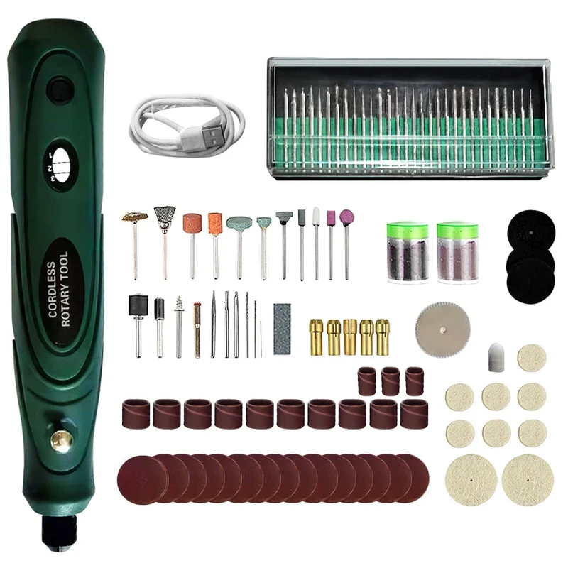 Meuleuse sans fil perceuse électrique 3.6V outils électriques têtes de meuleuse 3 vitesses stylo de gravure réglable polissage forage outil rotatif