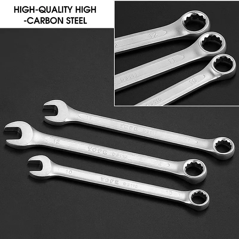 1pc clé à cliquet combinaison métrique outils à main outils mécaniques couple engrenage clé à douille ensemble écrou outils outils de réparation