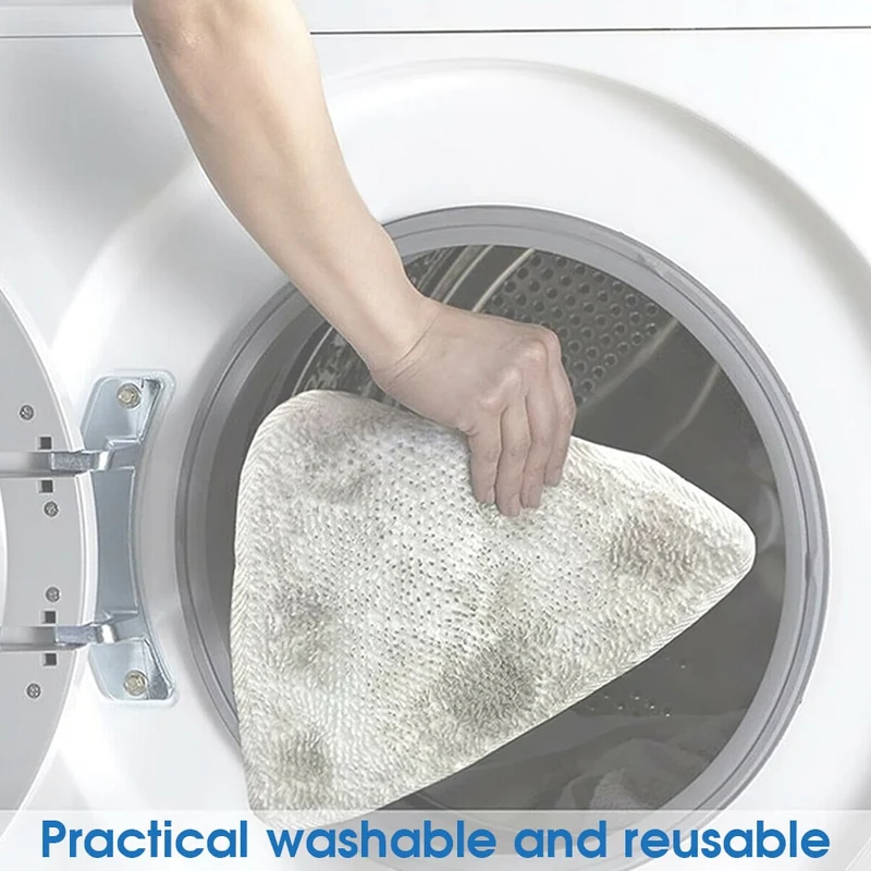 4 pièces/lot tampons de vadrouille en microfibre de remplacement tête de nettoyage de vadrouille lavable recharge de tête de vadrouille réutilisable pour nettoyeur vapeur Vileda