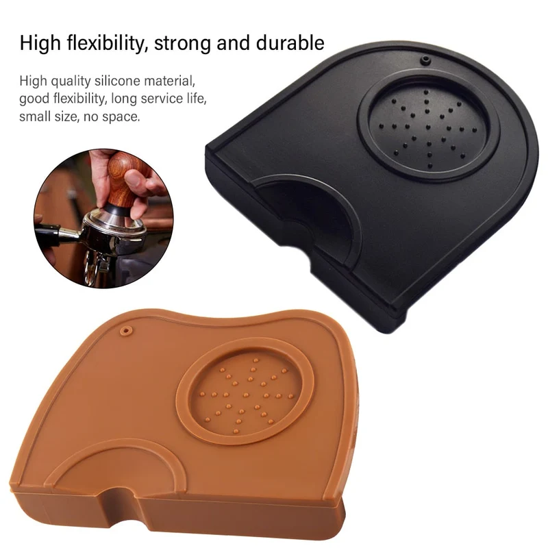 Café inviolable tapis anti-dérapant café coin café presse poudre tampon Silicone falsification coin tapis cafetière outil cafetière