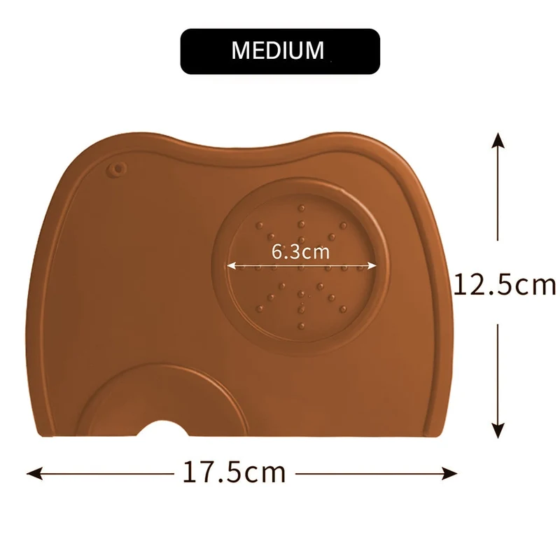 Café inviolable tapis anti-dérapant café coin café presse poudre tampon Silicone falsification coin tapis cafetière outil cafetière