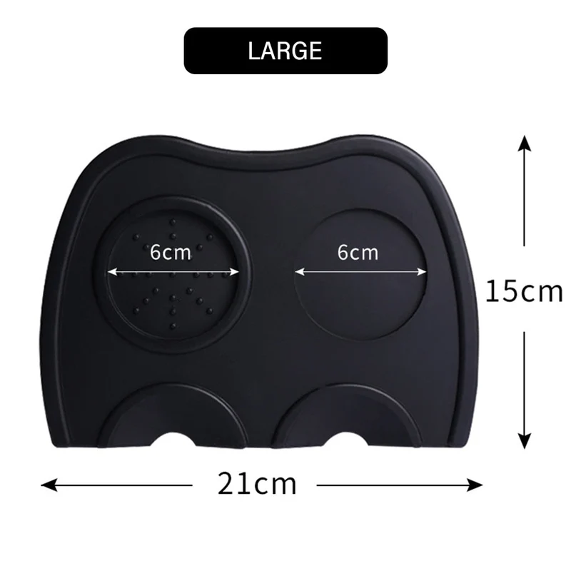 Café inviolable tapis anti-dérapant café coin café presse poudre tampon Silicone falsification coin tapis cafetière outil cafetière