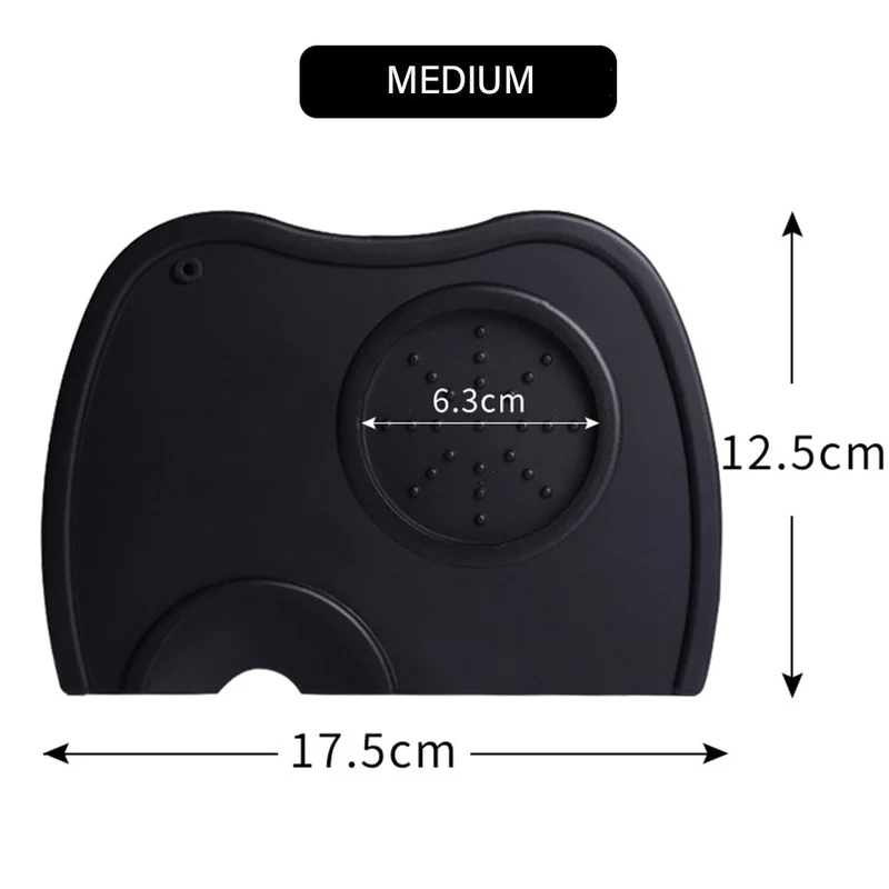Café inviolable tapis anti-dérapant café coin café presse poudre tampon Silicone falsification coin tapis cafetière outil cafetière