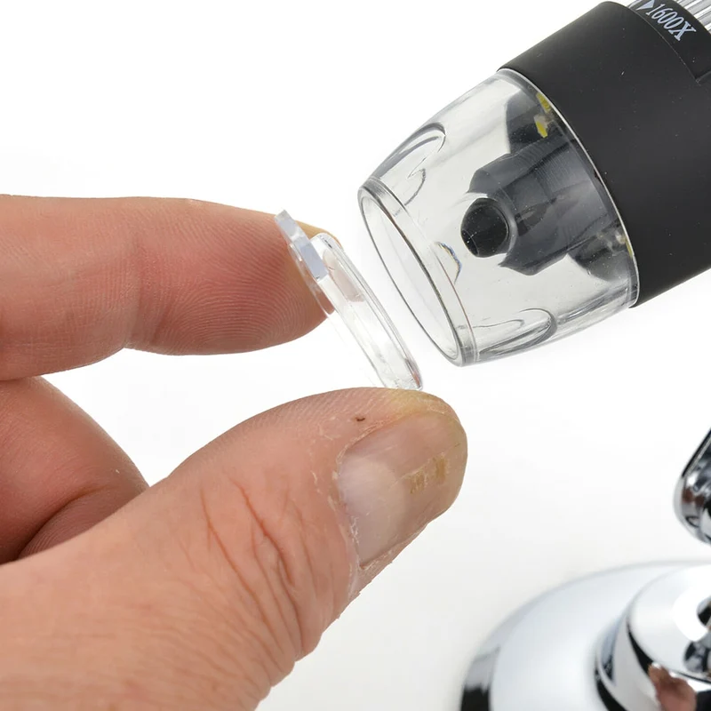 1600X USB Microscope Numérique 8 LED Loupe Portable Zoom Microscope Électronique Caméra Endoscope avec Support pour la Réparation de PCB