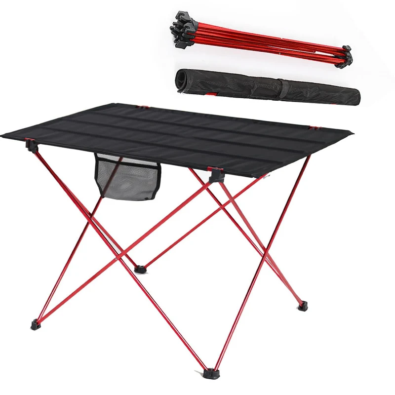 Table de Camping pliante Table de pique-nique pliable en alliage d'aluminium Ultra léger extérieur BBQ Table touristique Portable meubles de voyage