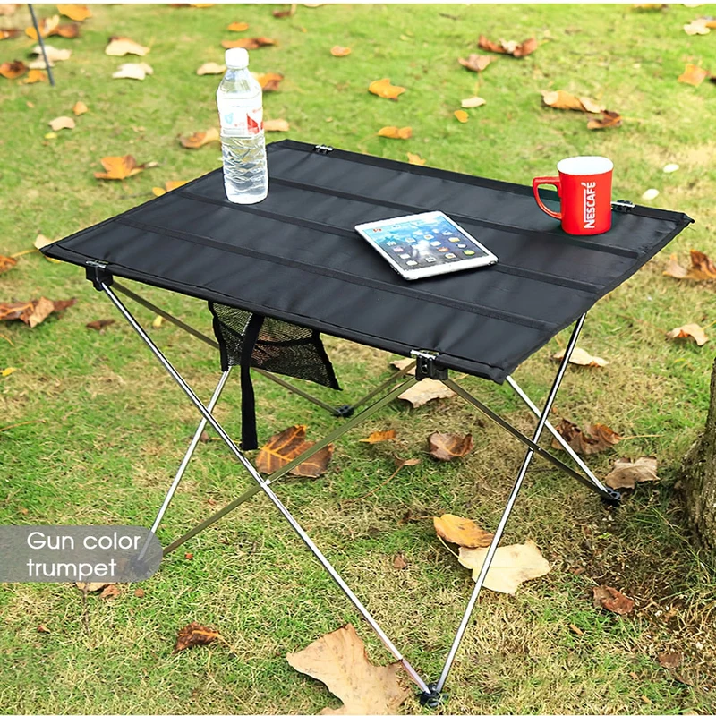 Table de Camping pliante Table de pique-nique pliable en alliage d'aluminium Ultra léger extérieur BBQ Table touristique Portable meubles de voyage