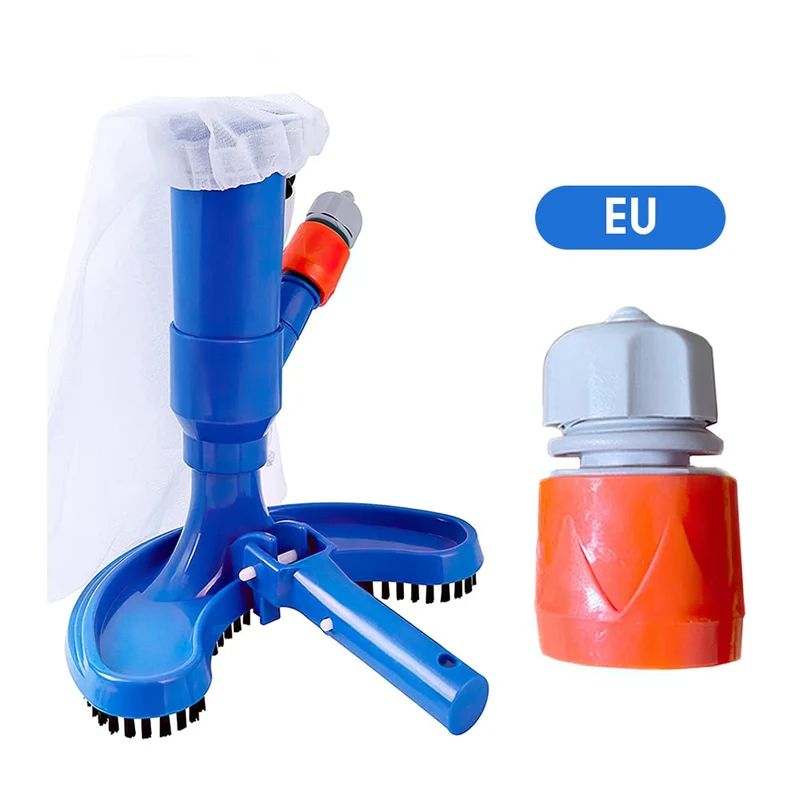 1 ensemble piscine aspirateur Vac tête d'aspiration piscine fontaine aspirateur brosse étang fontaine Spa objets flottants outils de nettoyage