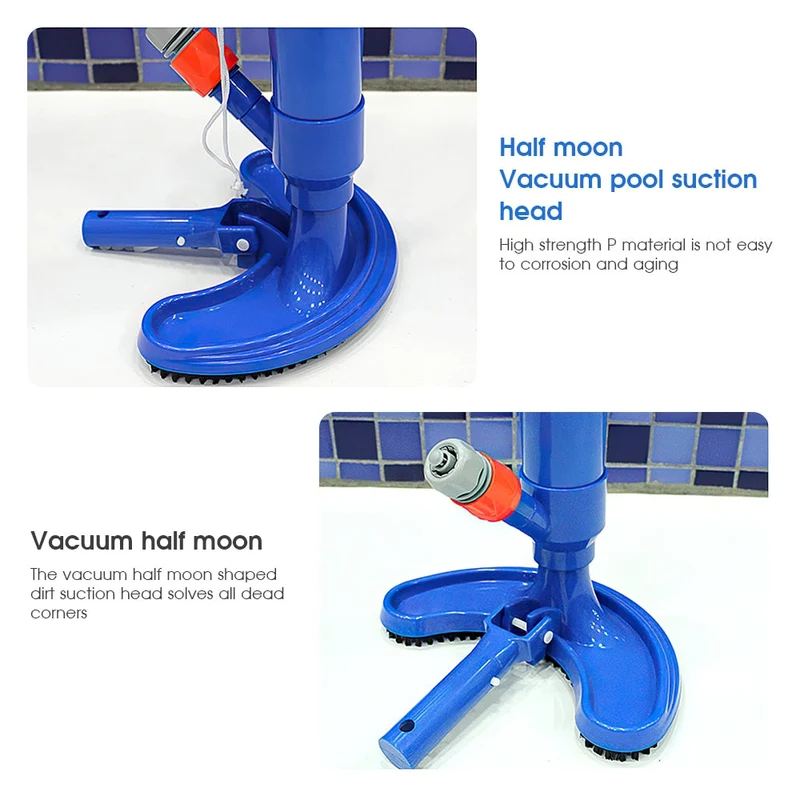1 ensemble piscine aspirateur Vac tête d'aspiration piscine fontaine aspirateur brosse étang fontaine Spa objets flottants outils de nettoyage
